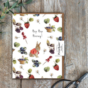 Toasted Crumpet Peter Rabbit & Friends Hop Hop Hooray! (Flopsy Bunny) Card