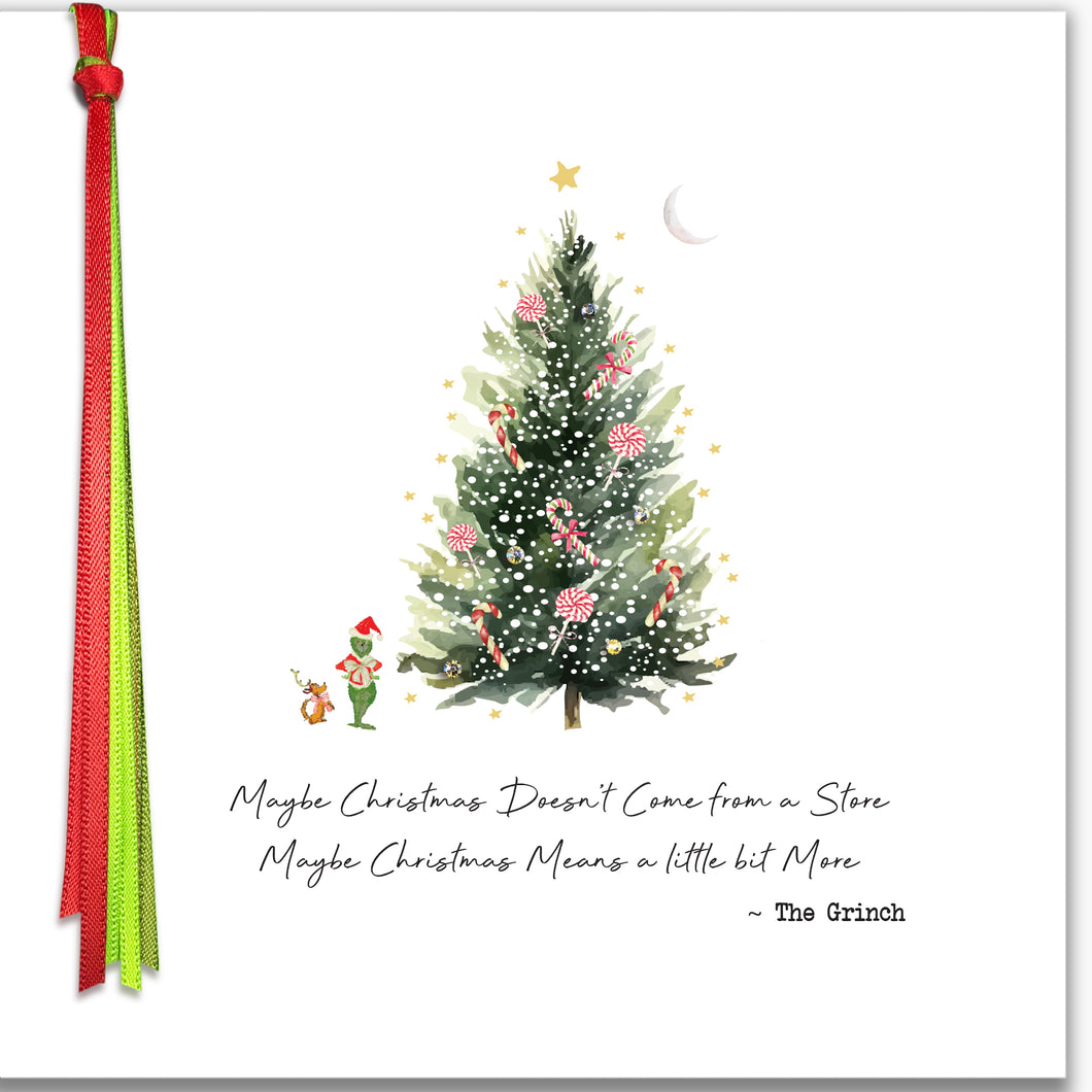 Five Dollar Shake Ribbon Candy Maybe Christmas Doesn’t Come From A Store Christmas Card