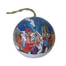 Load image into Gallery viewer, Emma Bridgewater Winter Scene Tin Christmas Bauble
