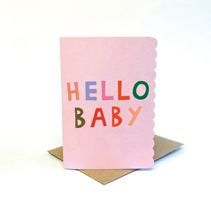 Plewsy Hello Baby Card