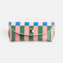 Load image into Gallery viewer, Caroline Gardner Multi Stripe Flap Glasses Case
