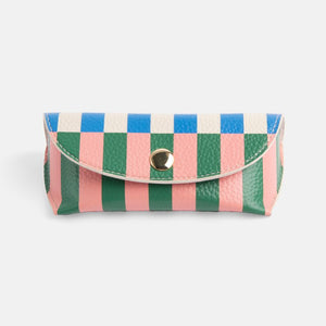 Caroline Gardner Multi Stripe Flap Glasses Case