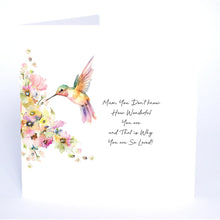 Load image into Gallery viewer, Five Dollar Shake Mum You don't Know How Wonderful You Are Card
