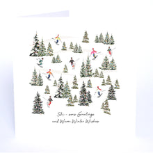 Load image into Gallery viewer, Five Dollar Shake Always Believe Christmas Ski-sons Greetings and Warm Winter Wishes Card
