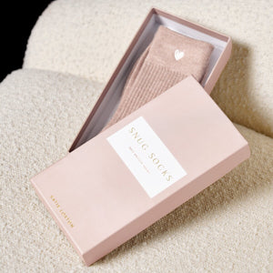 Katie Loxton Gift Boxed Socks / Blush Pink / One Size