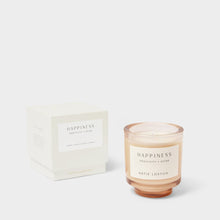 Load image into Gallery viewer, Katie Loxton Sentiment Candle / Happiness / Fresh Linen &amp; White Lily
