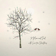 Load image into Gallery viewer, Five Dollar Shake ‘Fleur De Noel’ Christmas Card To Mum &amp; Dad
