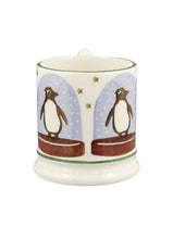 Load image into Gallery viewer, Emma Bridgewater Penguin Snow Globe 1/2 Pint Mug
