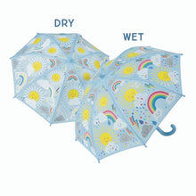 Load image into Gallery viewer, Floss &amp; Rock Colour Changing Umbrella / Sun &amp; Clouds
