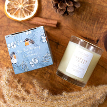 Load image into Gallery viewer, Toasted Crumpet Robin (Winter Love) Mini Votive Boxed Candle
