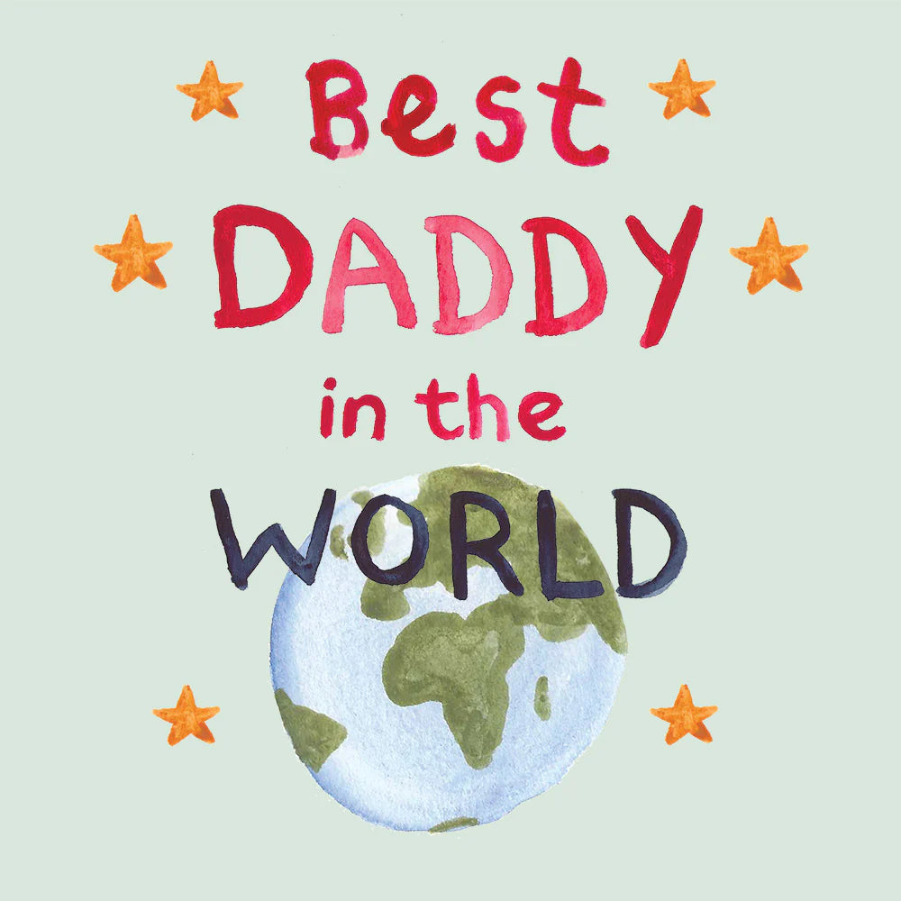 Poet And Painter Best Daddy In The World Card