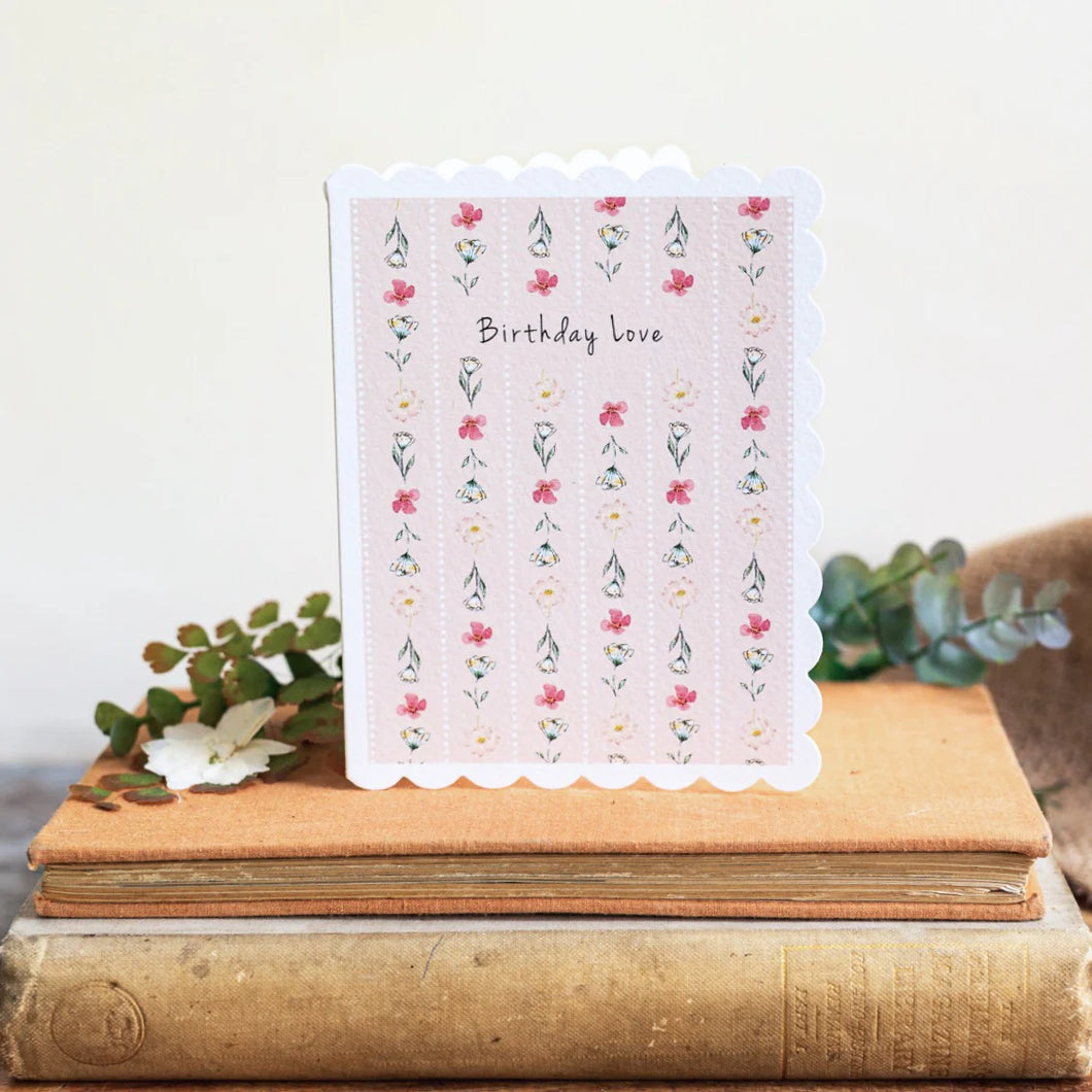 Toasted Crumpet Western Wildflowers Birthday Love Card