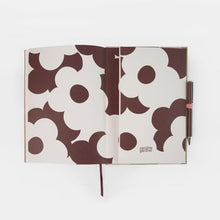 Load image into Gallery viewer, Caroline Gardner Pink &amp; Green Stripe Casebound Notebook &amp; Pen Set
