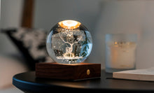 Load image into Gallery viewer, Ginkgo Design Amber Crystal Light / Stag
