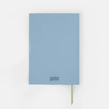 Load image into Gallery viewer, Caroline Gardner Blue Embossed Heart A5 Hardback Lined Notebook

