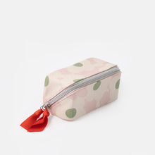 Load image into Gallery viewer, Caroline Gardner Pink Flower Mini Flat Lay Cosmetic Bag
