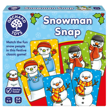 Load image into Gallery viewer, Orchard Toys Snowman Snap Mini Game
