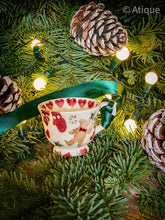 Load image into Gallery viewer, Emma Bridgewater Christmas Celebration Tiny Teacup Decoration
