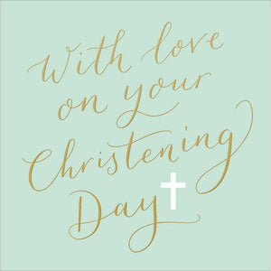 Woodmansterne Christening Day Card