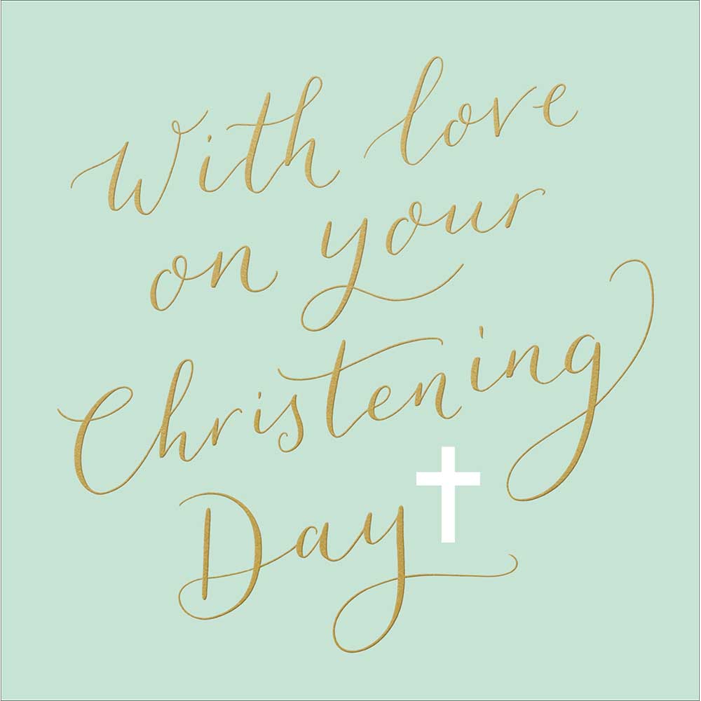 Woodmansterne Christening Day Card