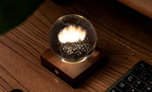 Load image into Gallery viewer, Gingko Design Amber Crystal Light / Rain Cloud
