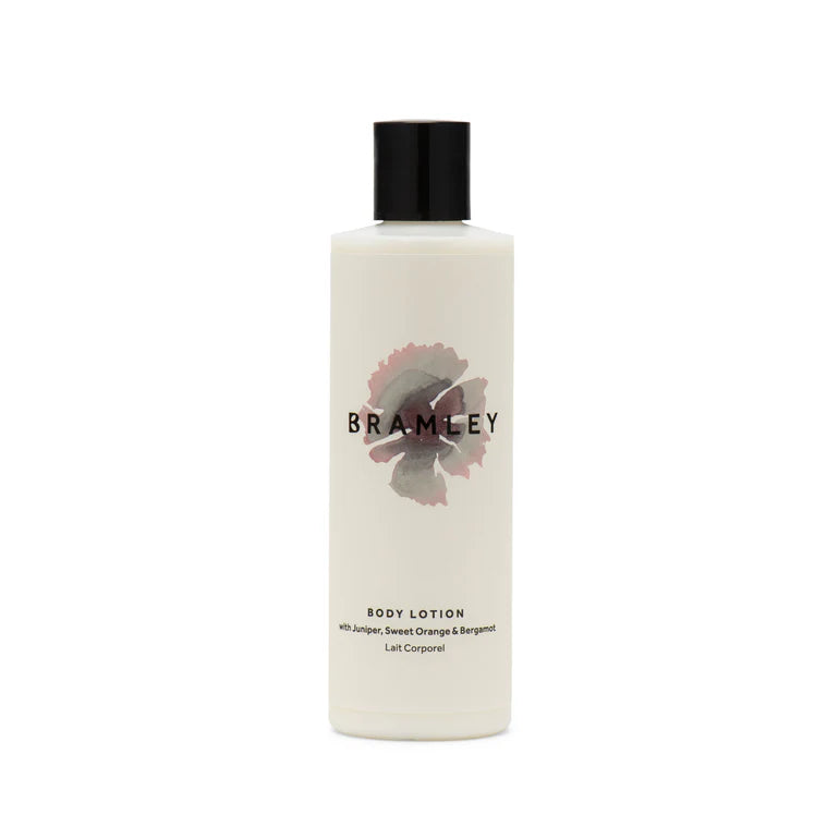 Bramley 250ml Body Lotion With Juniper, Sweet Orange and Bergamot Essential Oils