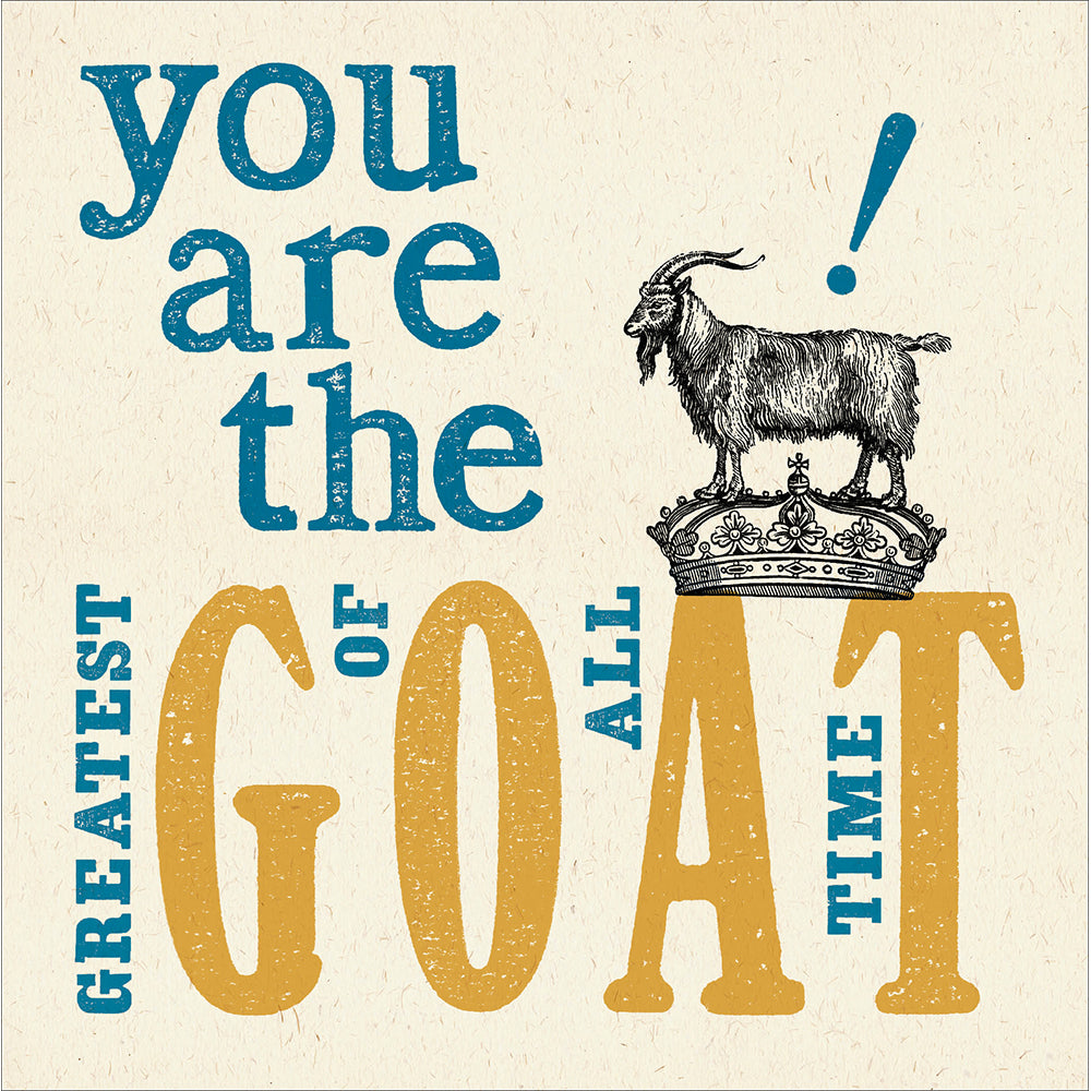 The Potting Shed Press For Woodmansterne The Goat! Card