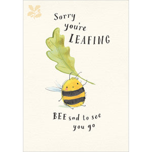 Woodmansterne For The National Trust ‘Sweet As Can Be’ Sorry You’re Leafing Card