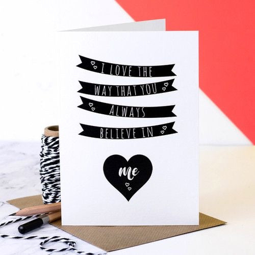 Coulson Macleod You Always Believe In Me Card