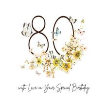 Load image into Gallery viewer, Five Dollar Shake Mimosa Moon 80 With Love Birthday Card
