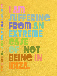 Counting Stars I Am Suffering From An Extreme Case Of Not Being In Ibiza Notebook