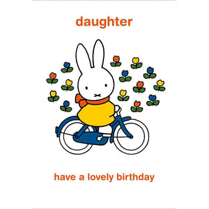 Miffy Lovely Daughter Birthday Card