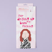 Load image into Gallery viewer, Rosie Made A Thing Bum Flicking Tea Towel
