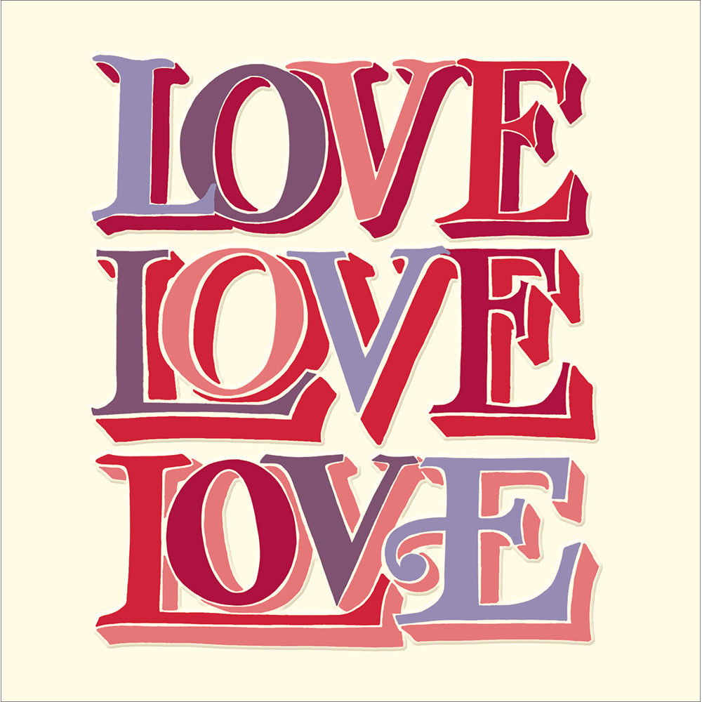 Emma Bridgewater LOVE Anniversary Card