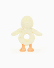 Load image into Gallery viewer, Jellycat Bashful Duckling Ring Rattle
