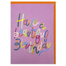 Load image into Gallery viewer, Raspberry Blossom Have A Beautiful Birthday Card
