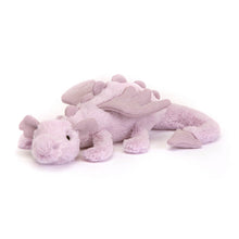 Load image into Gallery viewer, Jellycat Lavender Dragon Soft Toy
