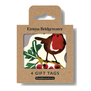 Emma Bridgewater Little Robin Gift Tag Multipack Of 4