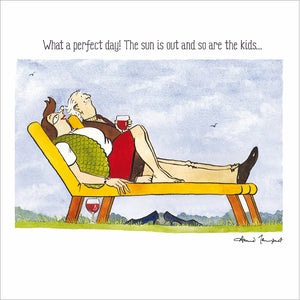 Woodmansterne Tottering By Gently Relaxing Without The Kids Card