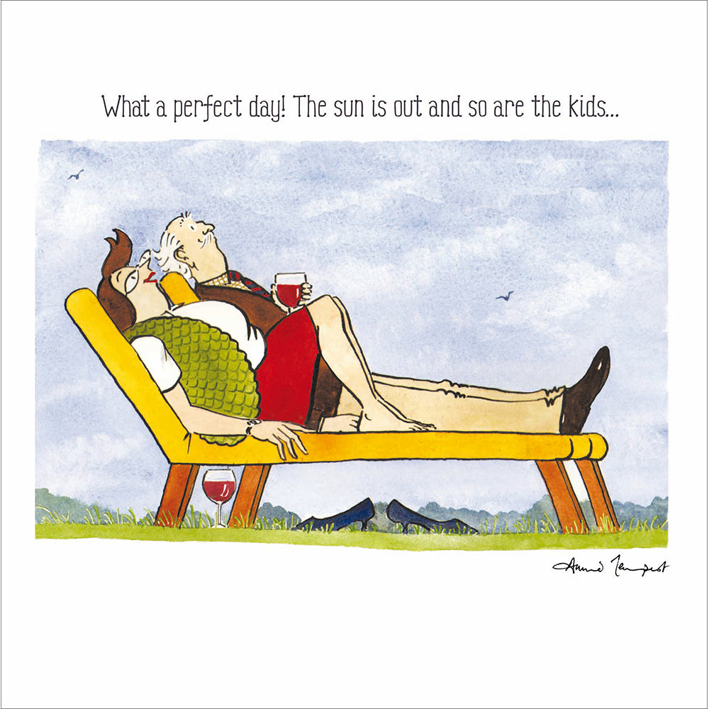 Woodmansterne Tottering By Gently Relaxing Without The Kids Card