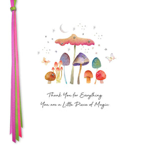 Five Dollar Shake Ribbon & Roses Thank You For Everything You Are A Little Piece Of Magic Card