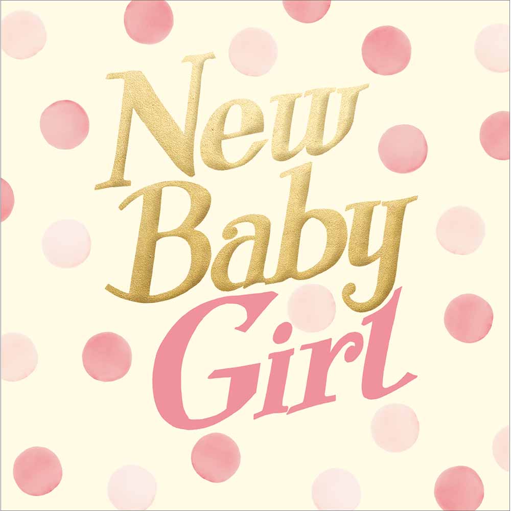 Emma Bridgewater New Baby Girl Card
