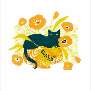 Woodmansterne ‘The Leaf Collection’ Sitting Comfortably Card