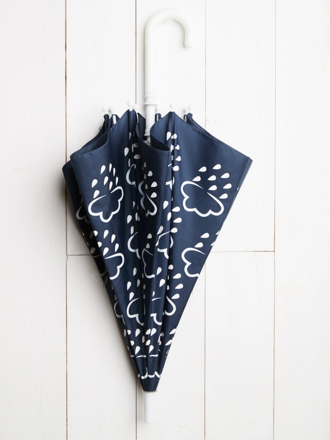 Grass & Air Little Kids Colour-Revealing Umbrella in Navy Blue