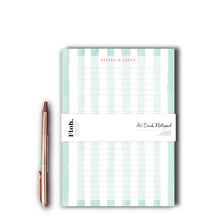 Load image into Gallery viewer, Floh Mint Stripes A5 Desk Pad
