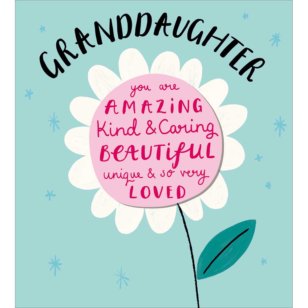 Woodmansterne Amazing Grandaughter Birthday Card