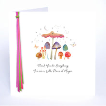 Load image into Gallery viewer, Five Dollar Shake Ribbon &amp; Roses Thank You For Everything You Are A Little Piece Of Magic Card
