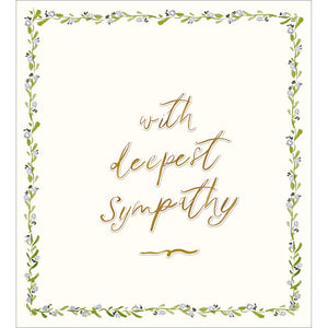Stephanie Dyment ‘Inkberry’ With Deepest Sympathy Card