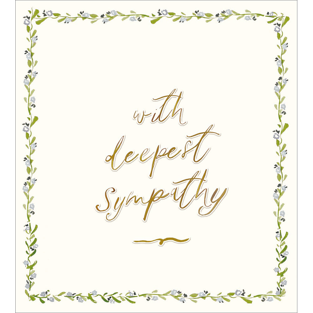 Stephanie Dyment ‘Inkberry’ With Deepest Sympathy Card