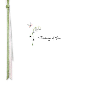 Five Dollar Shake Ribbons & Roses Thinking Of You Card
